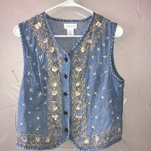 Denim vest